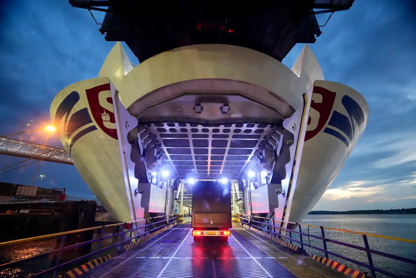 Stena Britannica ferry at Harwich port